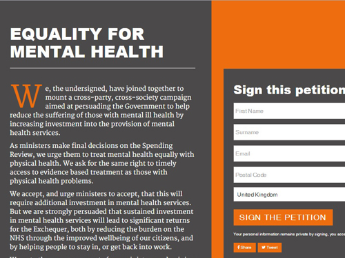 LDHQ: Mental Health Equality Campaign