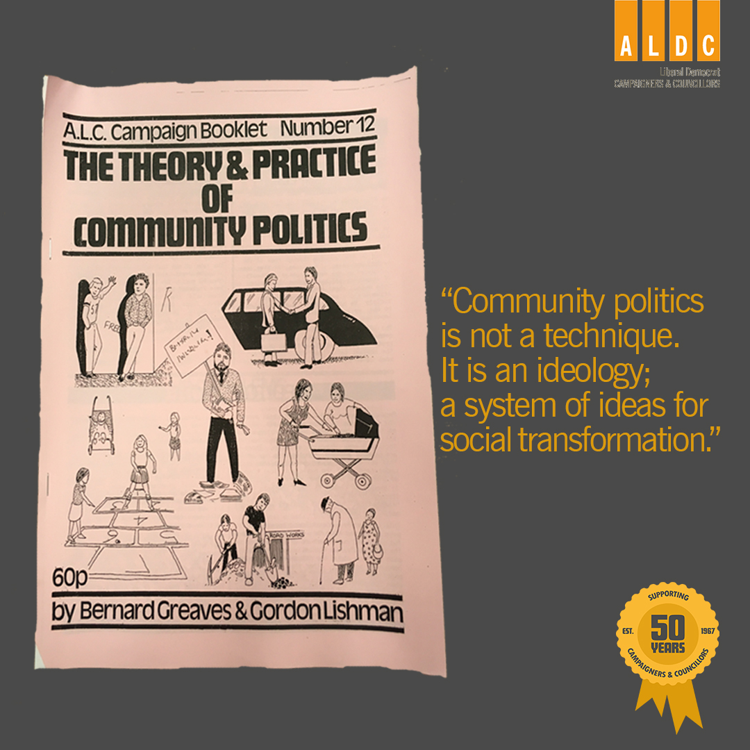 August 1980: The Theory & Practice of Community Politics booklet