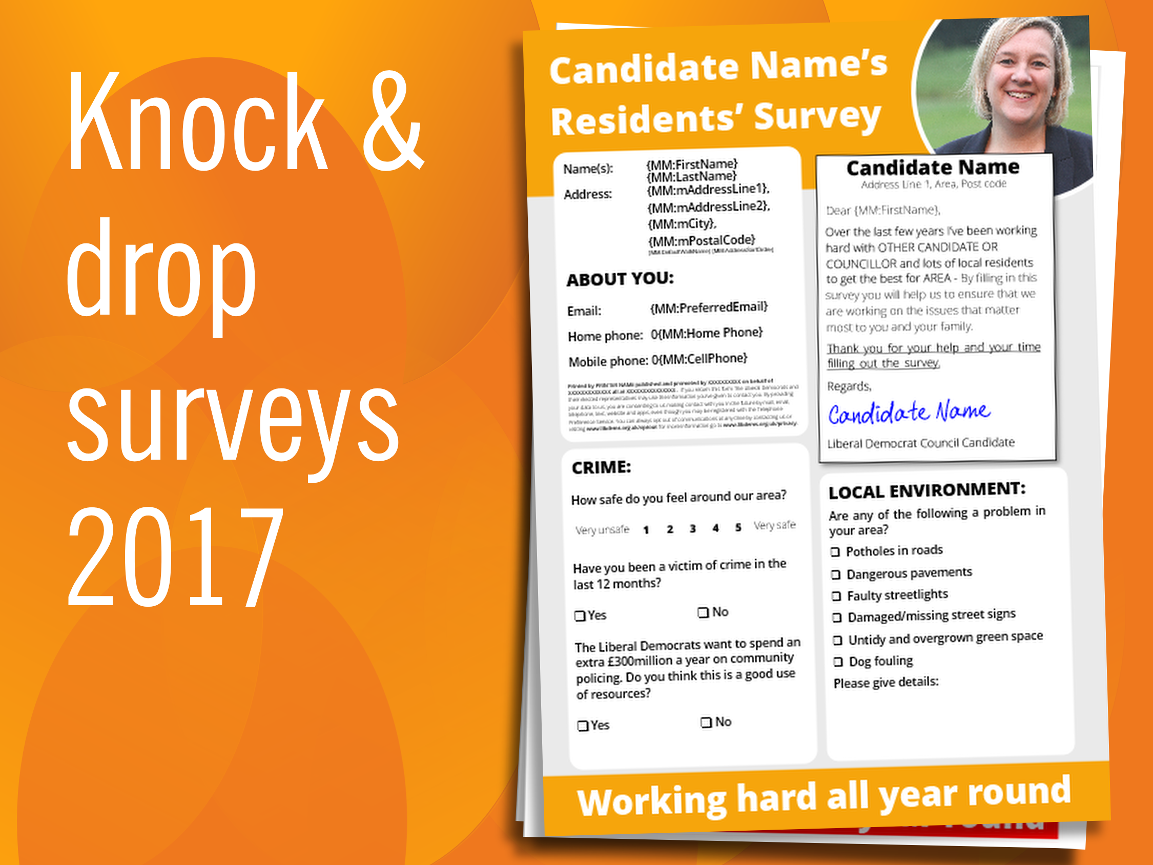 RESOURCES: Knock and drop survey templates