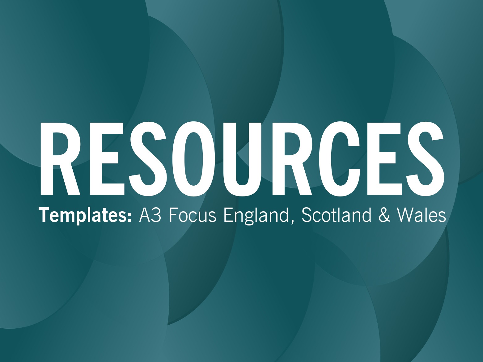 RESOURCE: New A3 Focus Templates